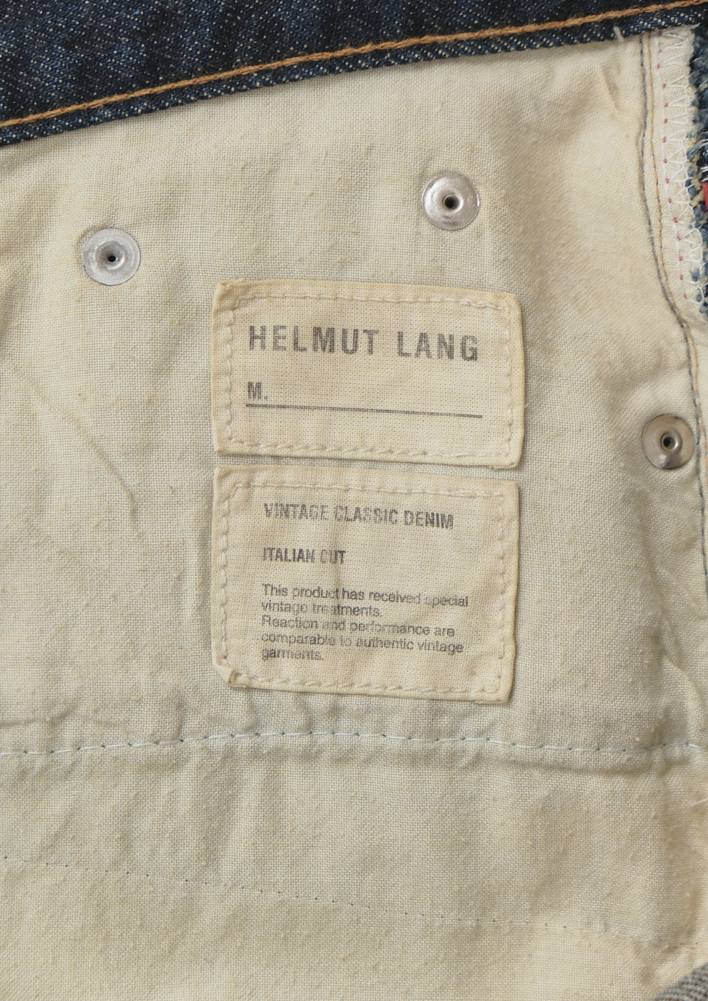 パンツ 00s HELMUT LANG BLACK DENIM ITARIAN CUT 00s HELMUT LANG BLACK DENIM ITARIAN CUT（Helmut lang italian