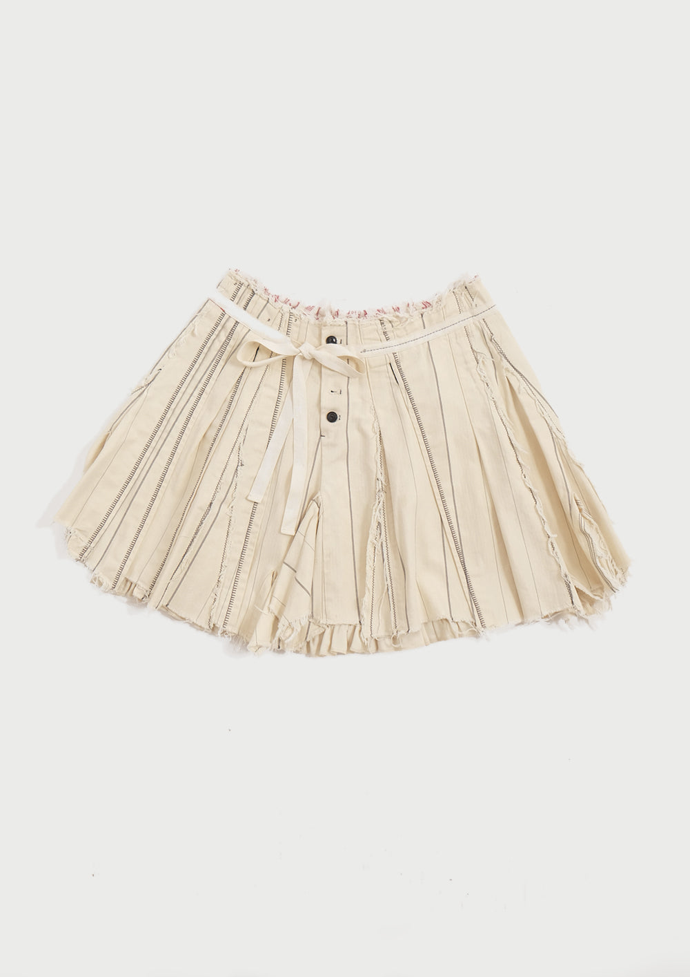 THEREDTHREAD G tech pleats skirt set M（theredthread G tech pleats 