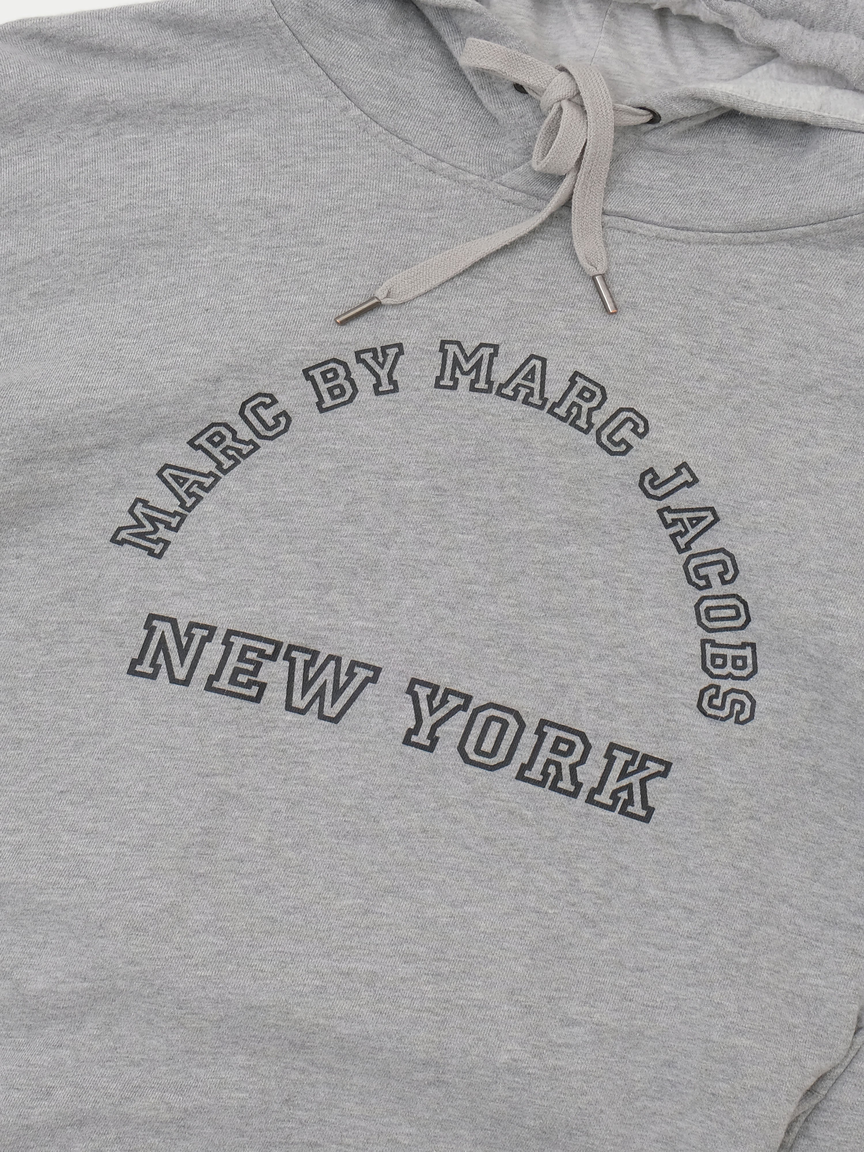 MARC JACOBS ロゴパーカー XS ホワイト/グレー org.jpg